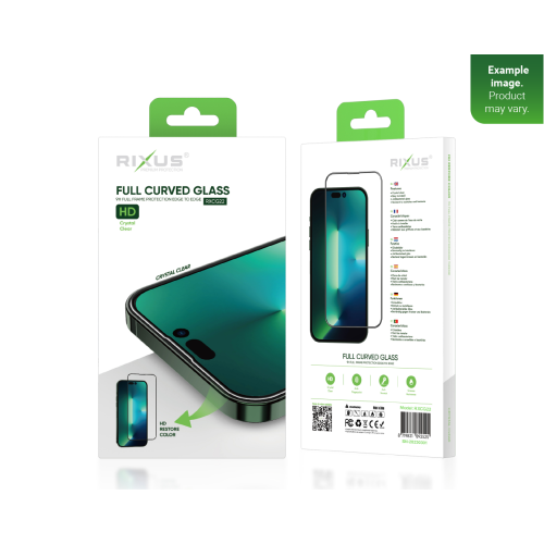 Rixus Clear HD Full Curved Edge Tempered Glass For Samsung Galaxy A13 4G A135F, A13 5G A136B