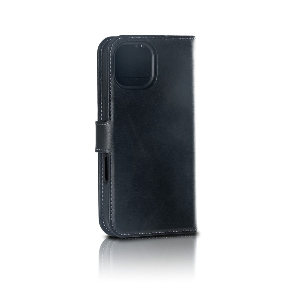 Rixus For iPhone 16 Pro Max Duo Magnetic Detachable Wallet Black
