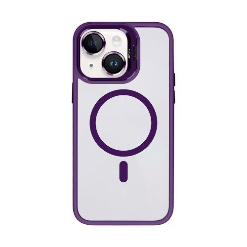 Rixus Classic 03 Case With MagSafe For iPhone 14 Deep Purple