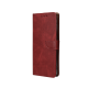 Rixus Bookcase For Samsung Galaxy A12 A125F Dark Red