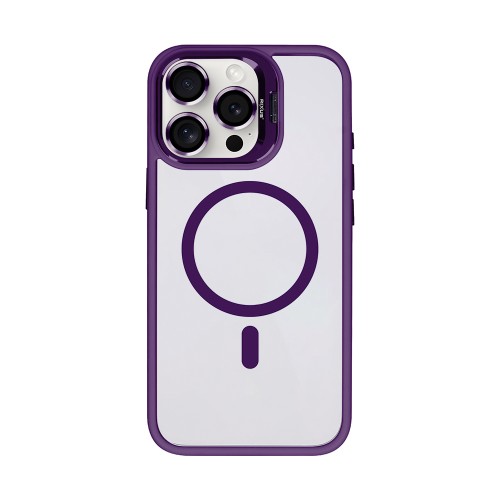 Rixus Classic 03 Case With MagSafe For iPhone 14 Pro Deep Purple