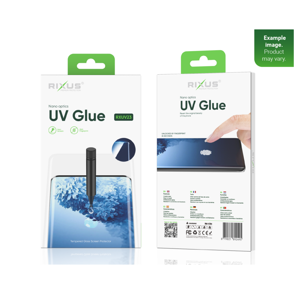 Rixus For Samsung Note 20 Ultra N985F UV Glue Liquid Glass