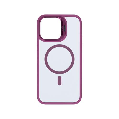 Rixus Classic 03 Case With MagSafe For iPhone 15 Dark Pink