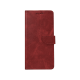 Rixus Bookcase For Samsung Galaxy A12 A125F Dark Red