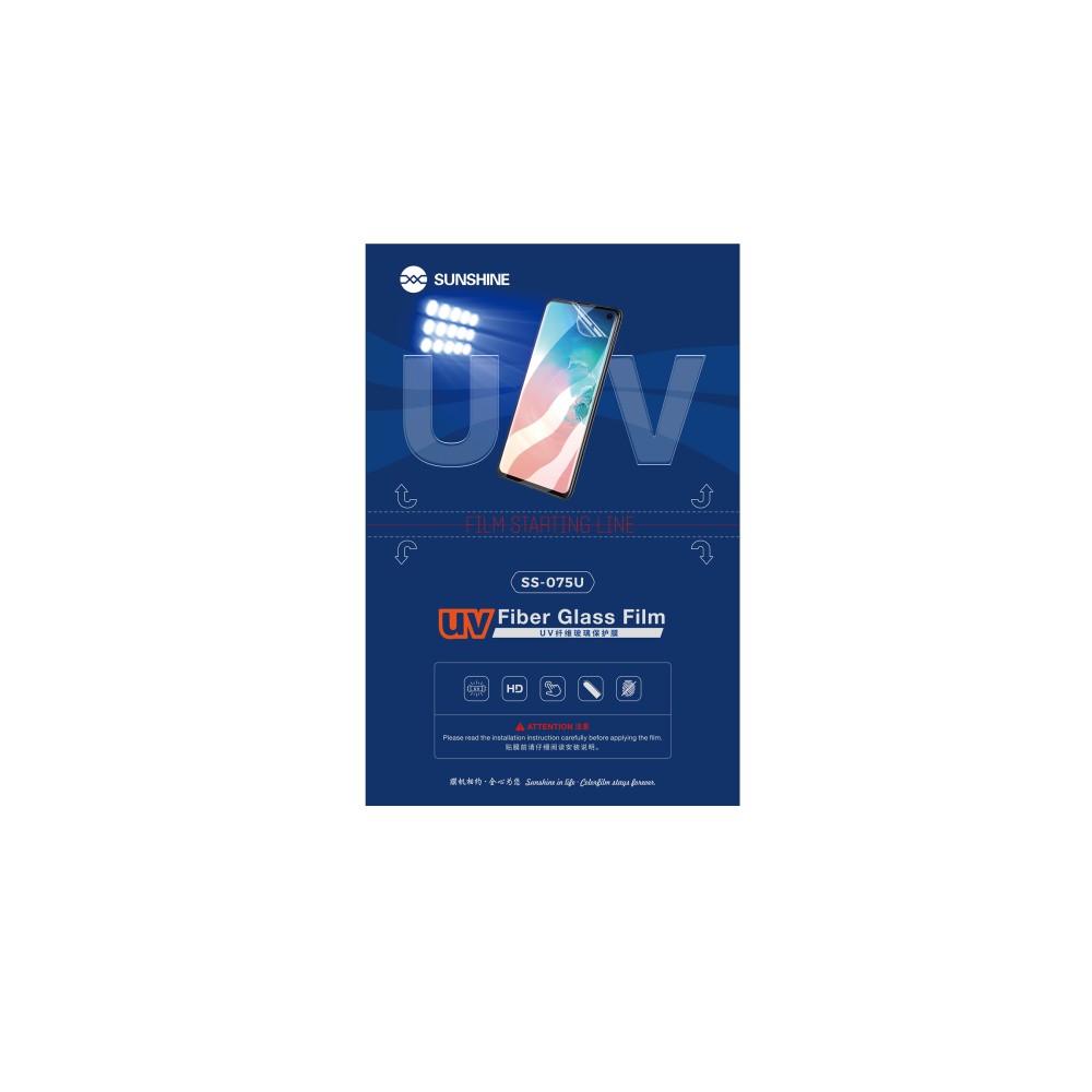 Sunshine SS-075U UV Fiber Glass Protective Film (25pcs)