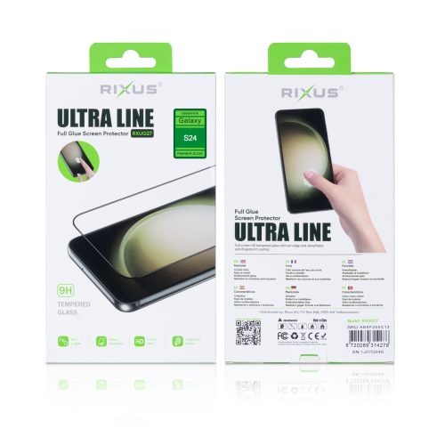 Rixus For Samsung Galaxy S10 Plus G975F Tempered Glass Ultra Thin