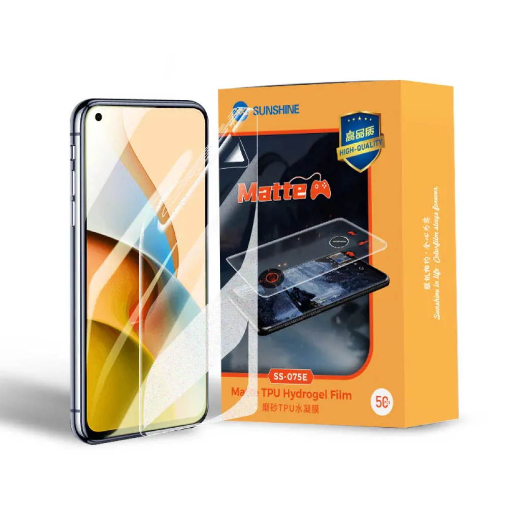 Sunshine SS-075E High Quality Matte TPU Hydrogel Film (50pcs)