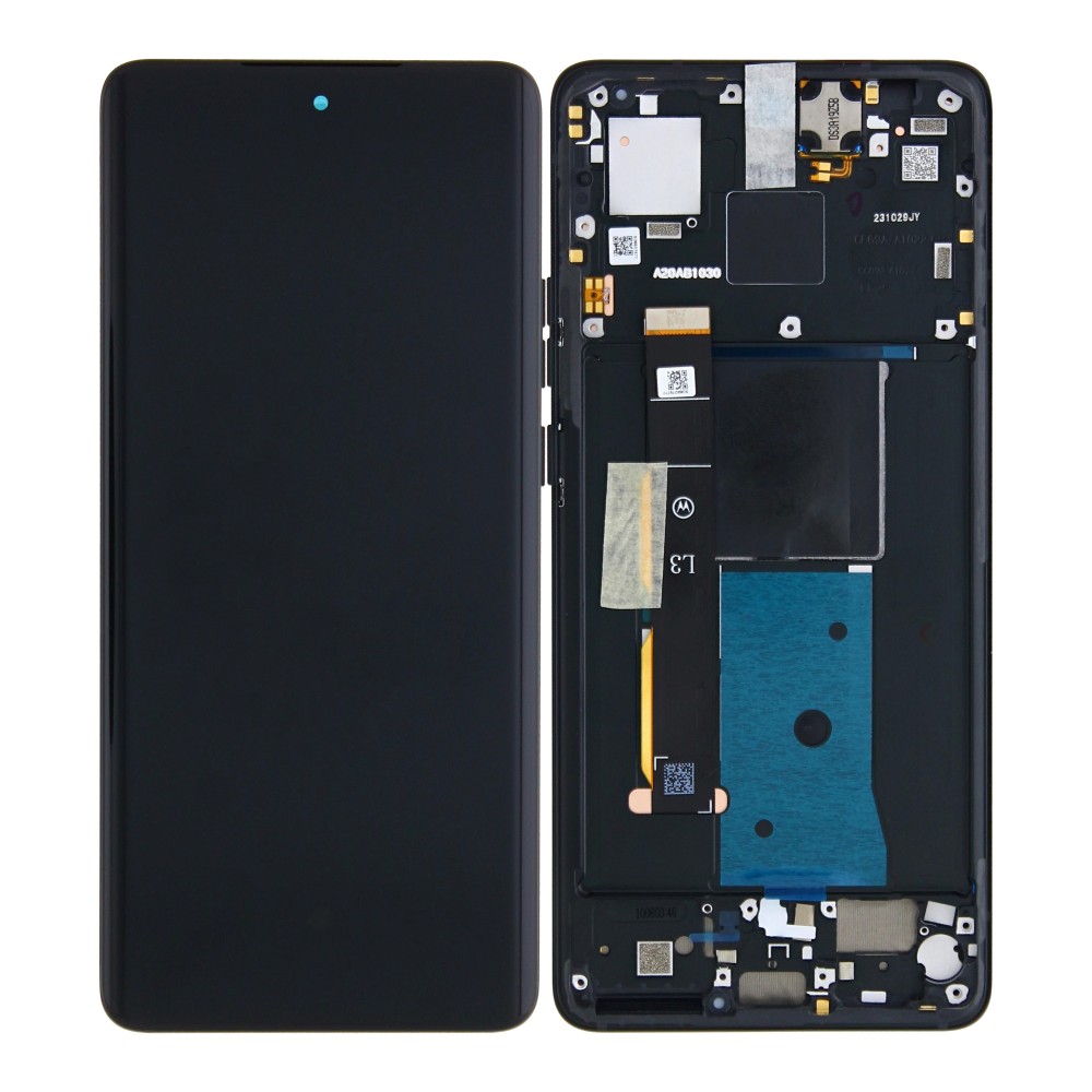 Motorola Edge 40 XT2303-2 Display And Digitizer With Frame Black Service Pack