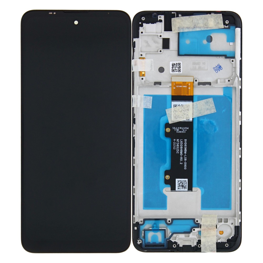 Motorola Moto E30 / E40 (XT2159-3)  Display Complete + Frame (5D68C19697) - Black