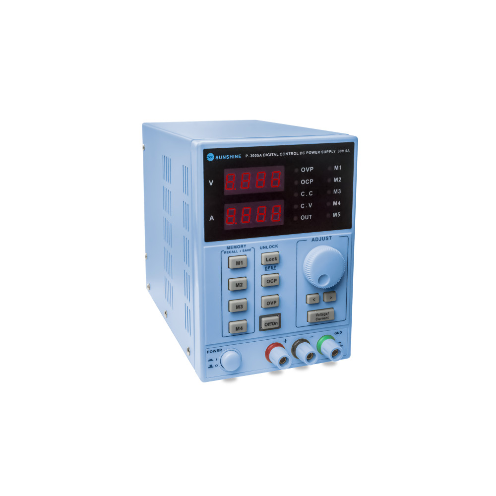 Sunshine P-3005A Digital Display DC Power Supply Blue