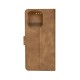 Rixus Bookcase For iPhone 16 Pro Max Light Brown
