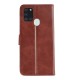 Rixus Bookcase For Samsung Galaxy A21s A217F Brown