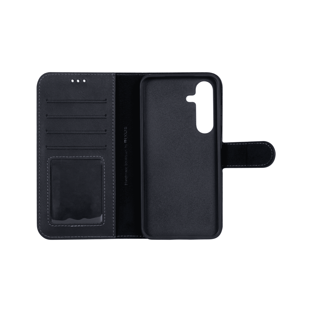 Rixus Duo Magnetic Detachable Wallet For Samsung Galaxy S24 S921B Black