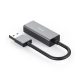 Rixus USB to Ethernet Gigabit Adapter RXEA02 - Grey