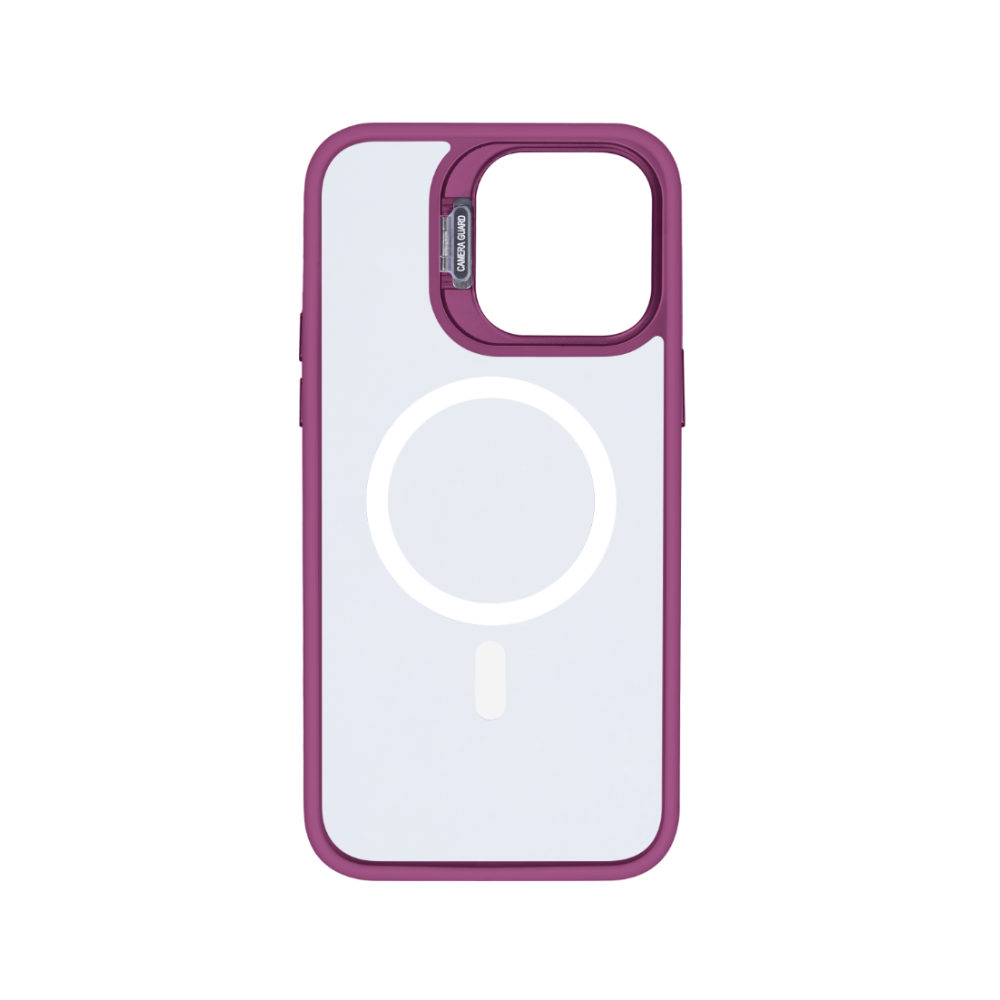 Rixus Classic 03 Case With MagSafe For iPhone 15 Dark Pink