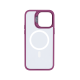 Rixus Classic 03 Case With MagSafe For iPhone 15 Dark Pink