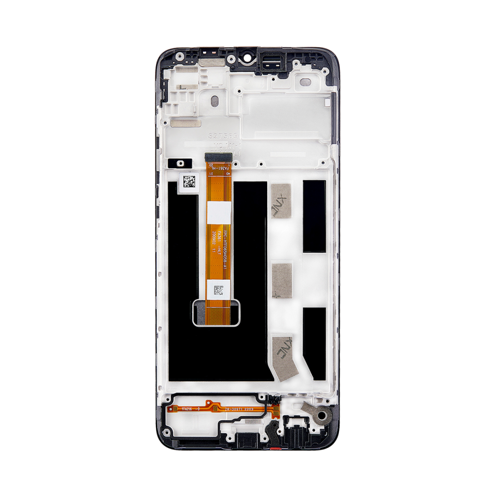 Oppo A15 (CPH2185) / A15s (CPH2179) Display Complete + Frame (4907272 / 4905630) - Dynamic Black