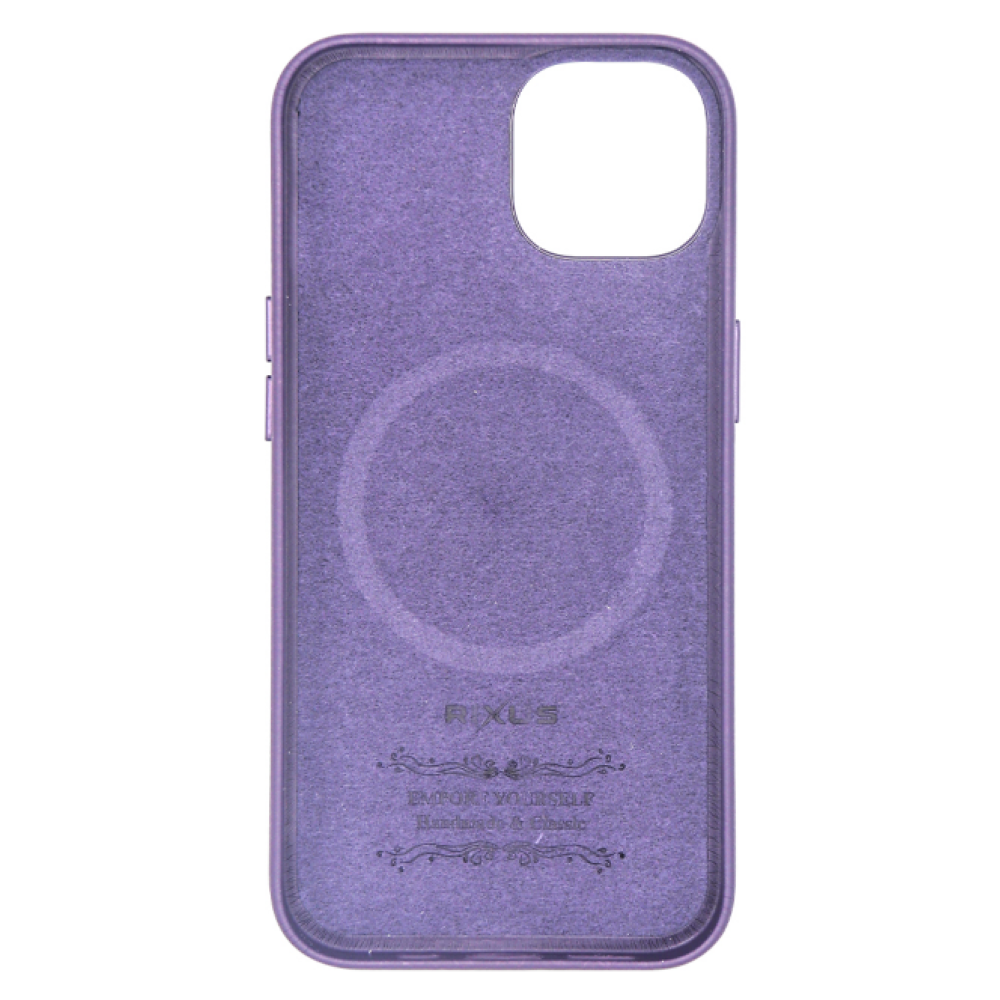 Rixus Classic 02 Case With MagSafe For iPhone 14 Plus Purple