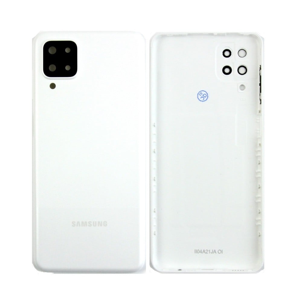 Samsung Galaxy A12 A125F Back Cover White With Lens OEM