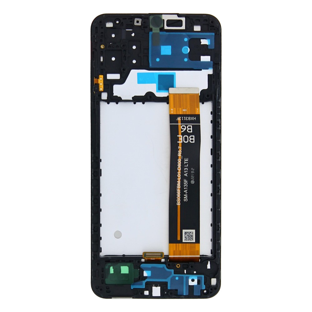 Samsung Galaxy A13 4G A135F Display And Digitizer With Frame Black Full OEM