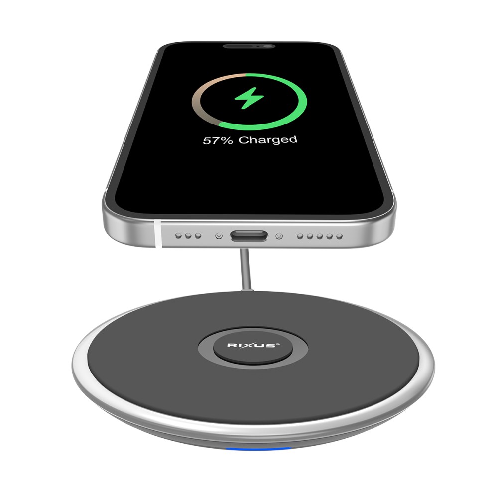 Rixus RXWC23R Basics 15W Wireless Charging Pad Black