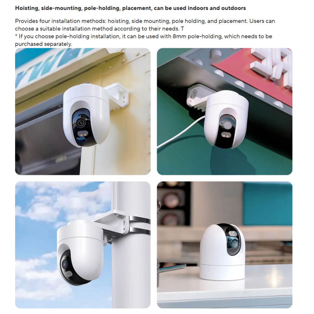 Xiaomi Outdoor Camera With Light Warning CW400