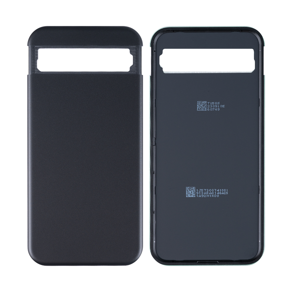 Google Pixel 8A (GKV4X, G6GPR, G8HHN, G576D) Back Cover Obsidian Without Lens OEM