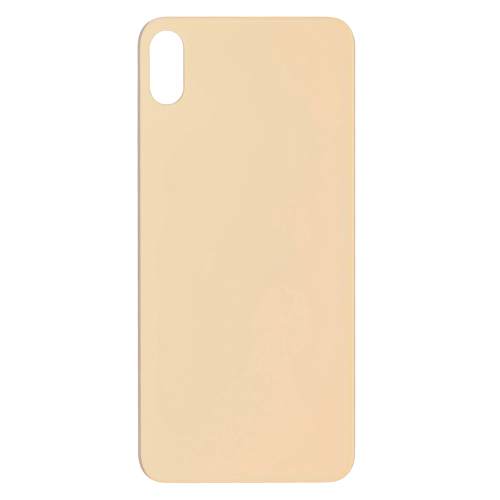 For iPhone XS Max Extra Glass Gold (Enlarged Camera Frame) (excl. Logo)