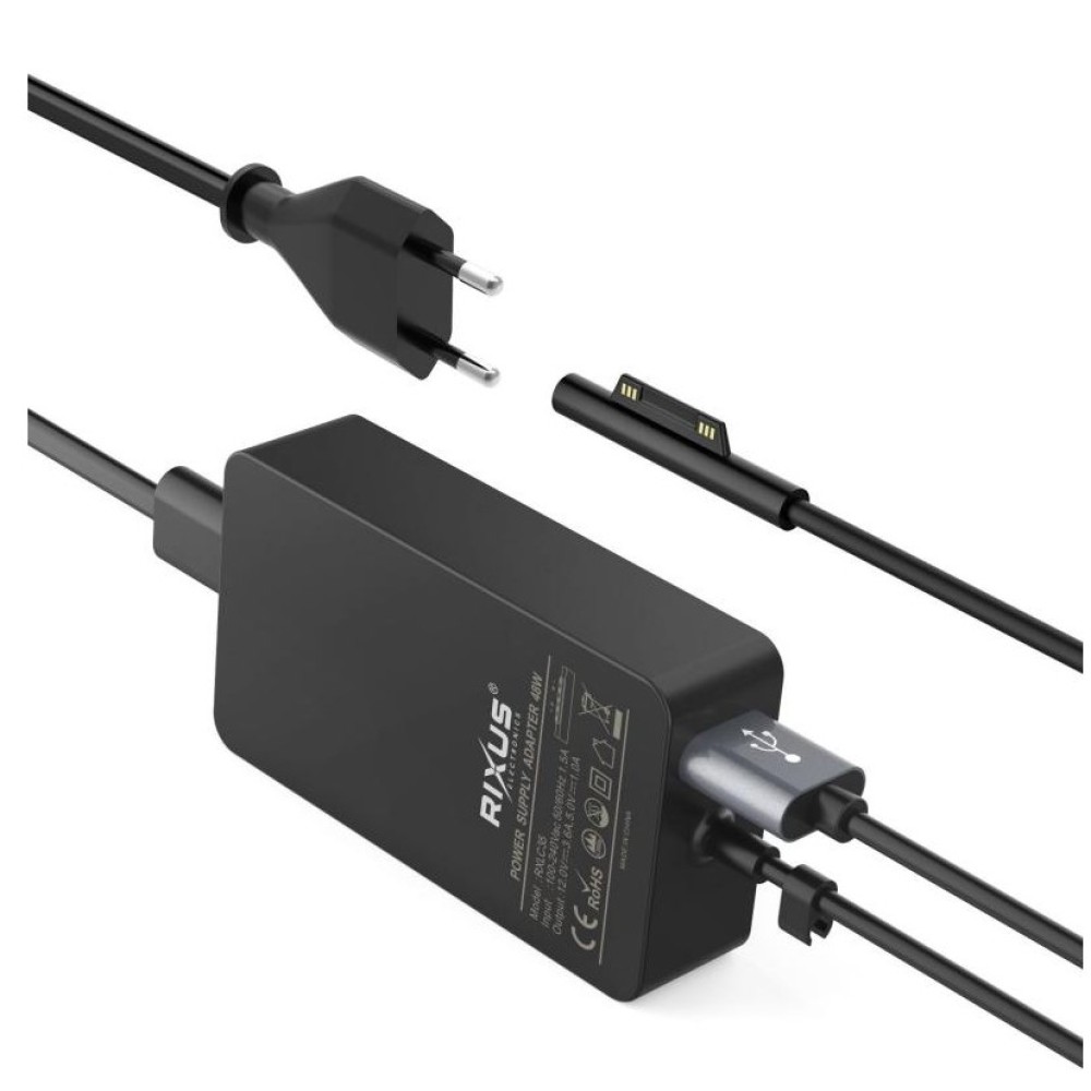 Rixus Microsoft Surface Charger 48W RXLC35