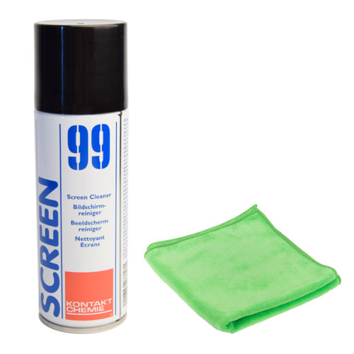 Screen 99 Display Cleaner 200ml incl. Microfiber cloth 40x40cm (CFT-60327)