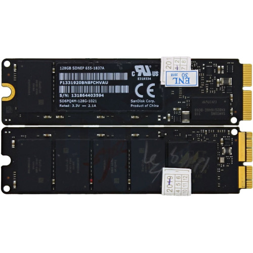 MacBook Pro Retina 13/15 (A1425/A1498) 2013-2014 / MacBook Air 11/13 (A1465/A1466) 2013-2014 - SSD 128 GB