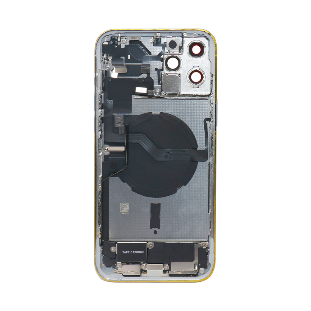 For iPhone 12 Pro Max Complete Housing incl. All Small Parts Without Battery Silver