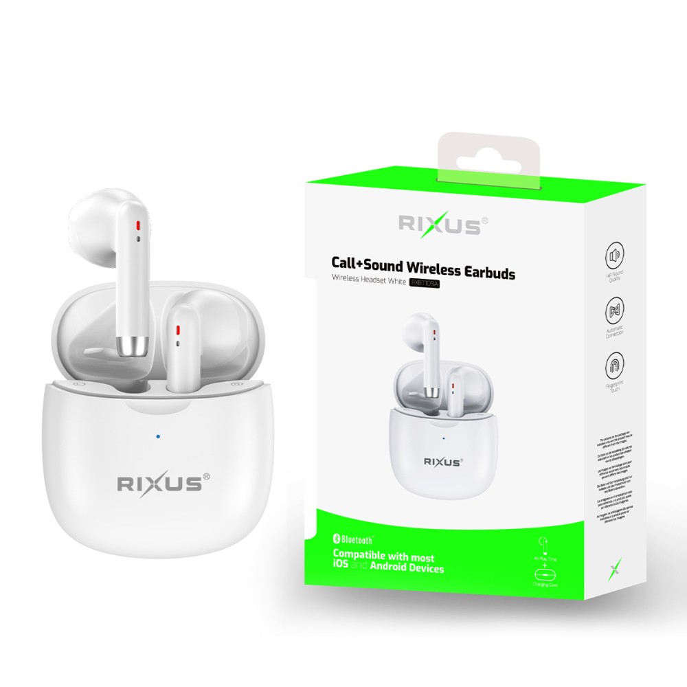 Rixus SoundCore Bluetooth Headset RXBT109A (white)