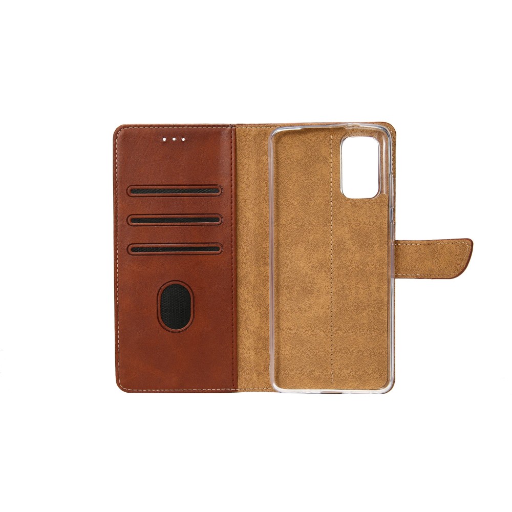 Rixus Bookcase For iPhone 7, 8 Brown