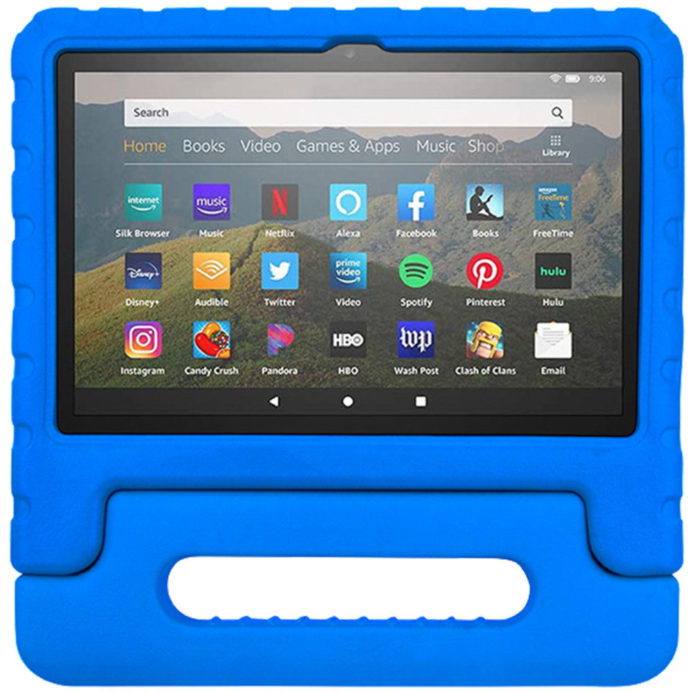 Rixus RXTC06 Tablet Kids Case For iPad 10.2'' (2021, 2019), Air 3 10.5'' (2019), Pro 10.5'' (2018) Blue