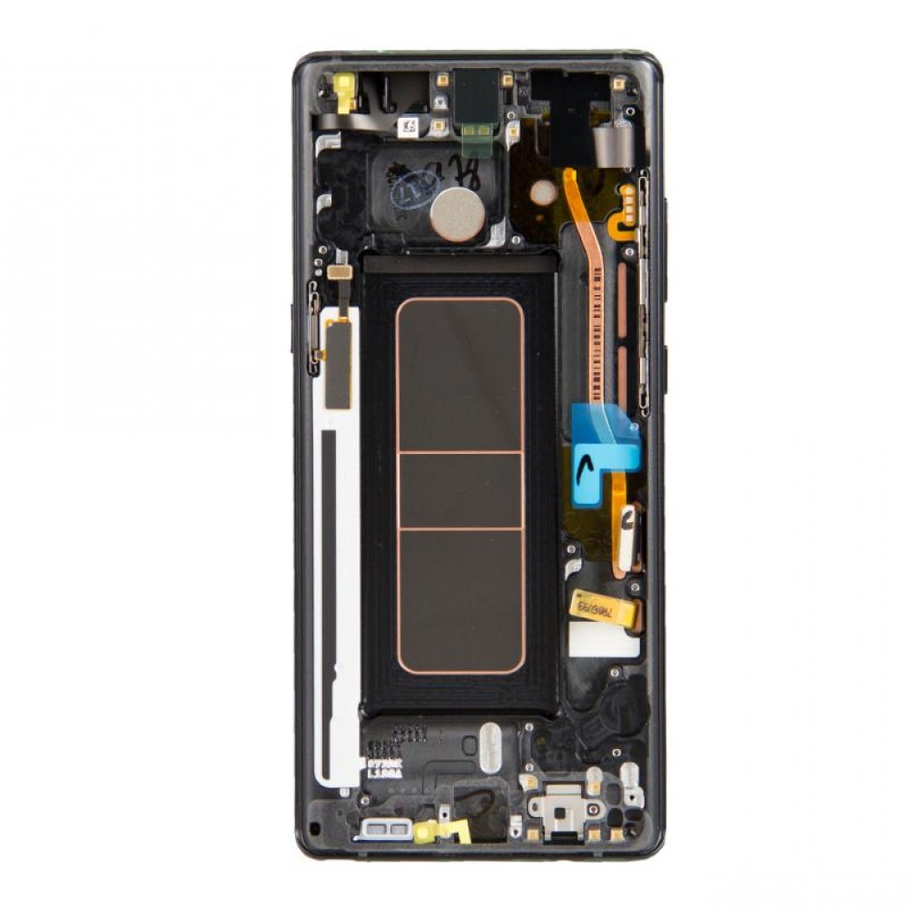 Samsung Galaxy Note 8 (SM-N950F) OEM Display + Frame , Replacement Glass - Midnight Black