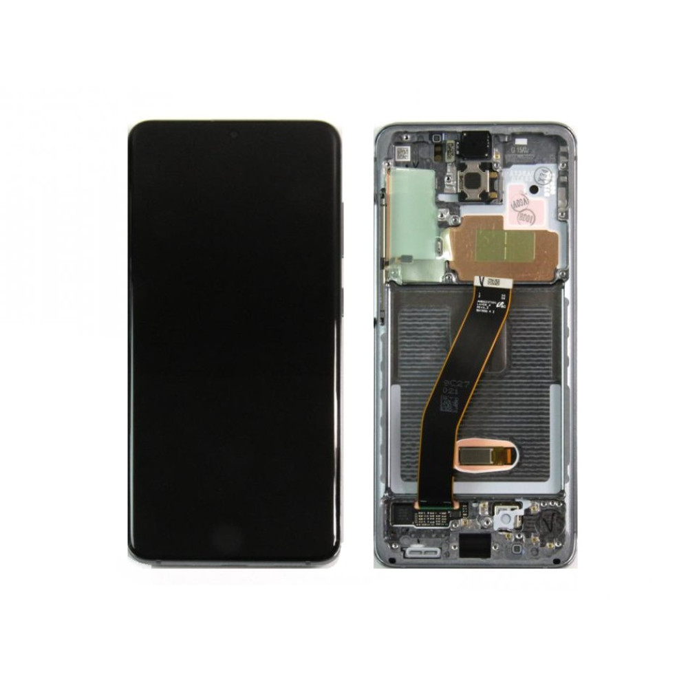 Samsung Galaxy S20/S20 5G SM-G980F/SM-G981F (GH82-22131A) Display Complete - Grey/Silver