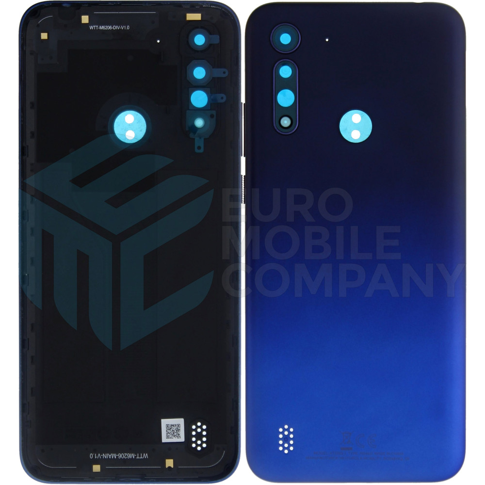 Motorola Moto G8 Power Lite (XT2055) Back Cover 5S58C16764 Royal Blue Without Lens Service Pack