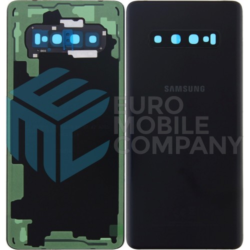 Samsung Galaxy S10 Plus G975F Back Cover Prism Black With Lens OEM