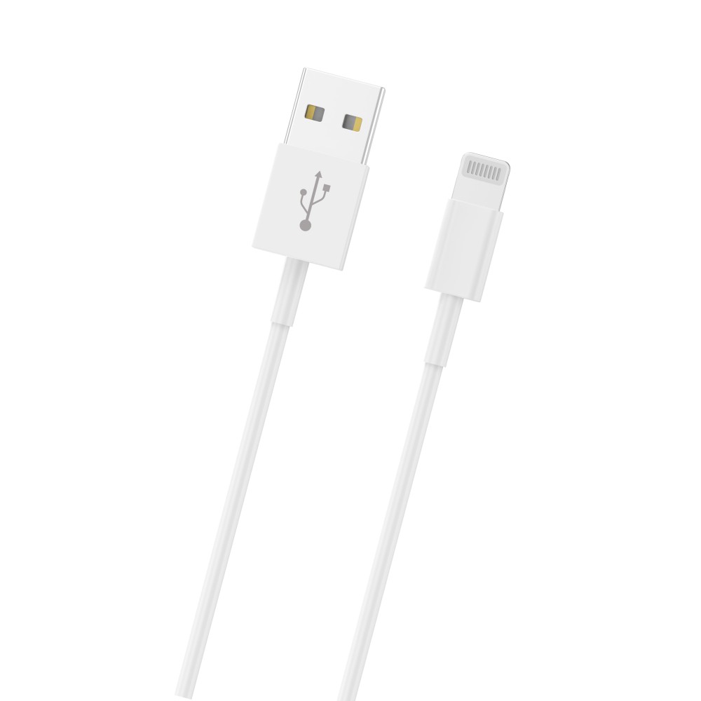 For iPhone Cable US2002M USB To Lightning 200CM White