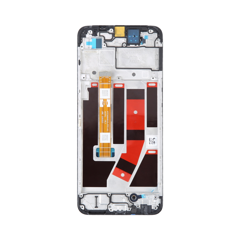 Oppo A77 4G, A57S, Oneplus Nord N20 SE Display And Digitizer With Frame Black Service Pack