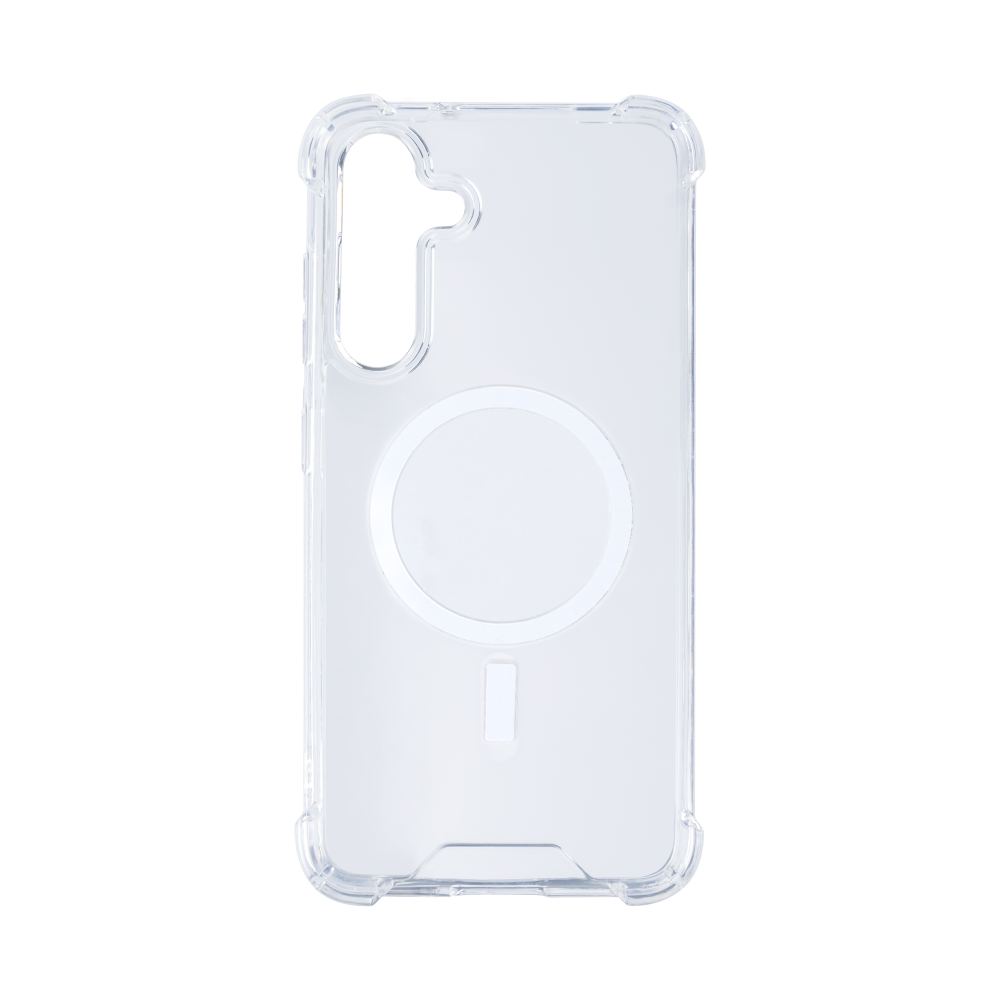 Rixus Anti-Burst Case With MagSafe For Samsung Galaxy S24 Plus S926B Transparent