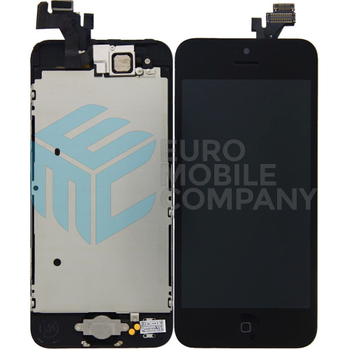 iPhone 5 Display + Digitizer, Pre Assembled High Quality - Black