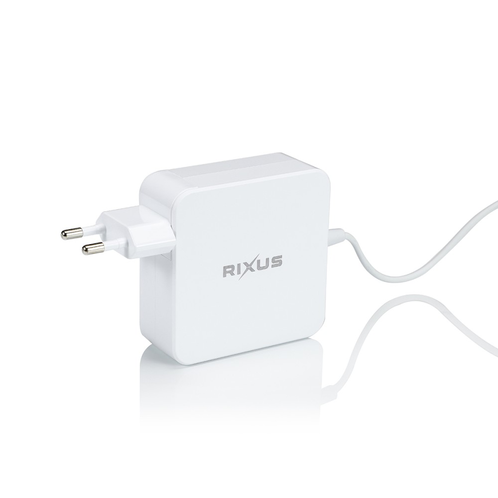 Rixus RXMCTC 87W Power Adapter USB-C 87W White