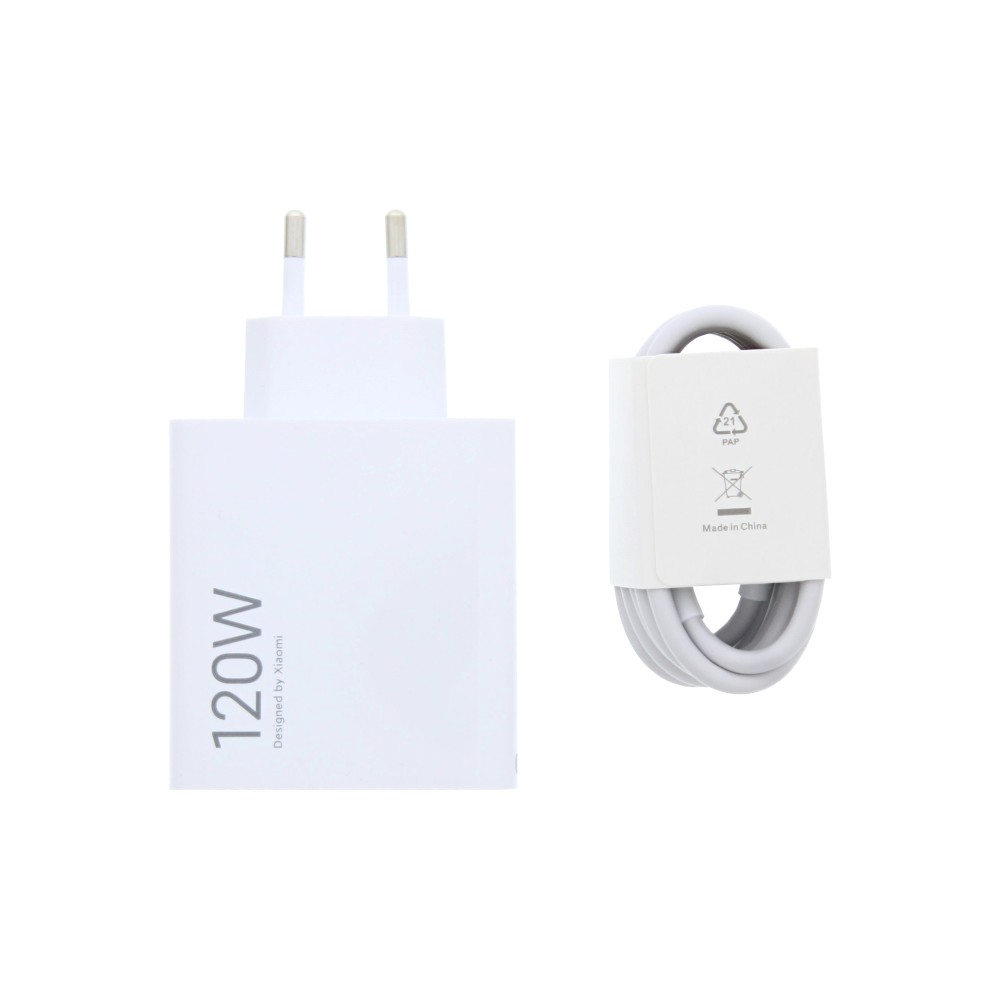 Xiaomi Power Adapter USB-A To USB-C Cable 100CM 120W White MDY-13-EE