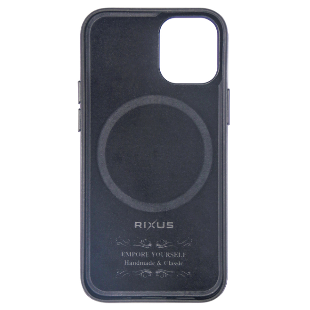 Rixus Classic 02 Case With MagSafe For iPhone 13 Mini Black