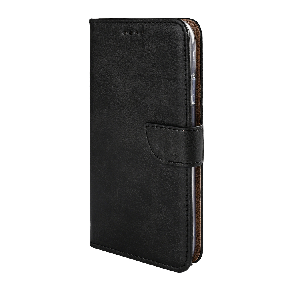 Rixus Bookcase For iPhone 11 Black