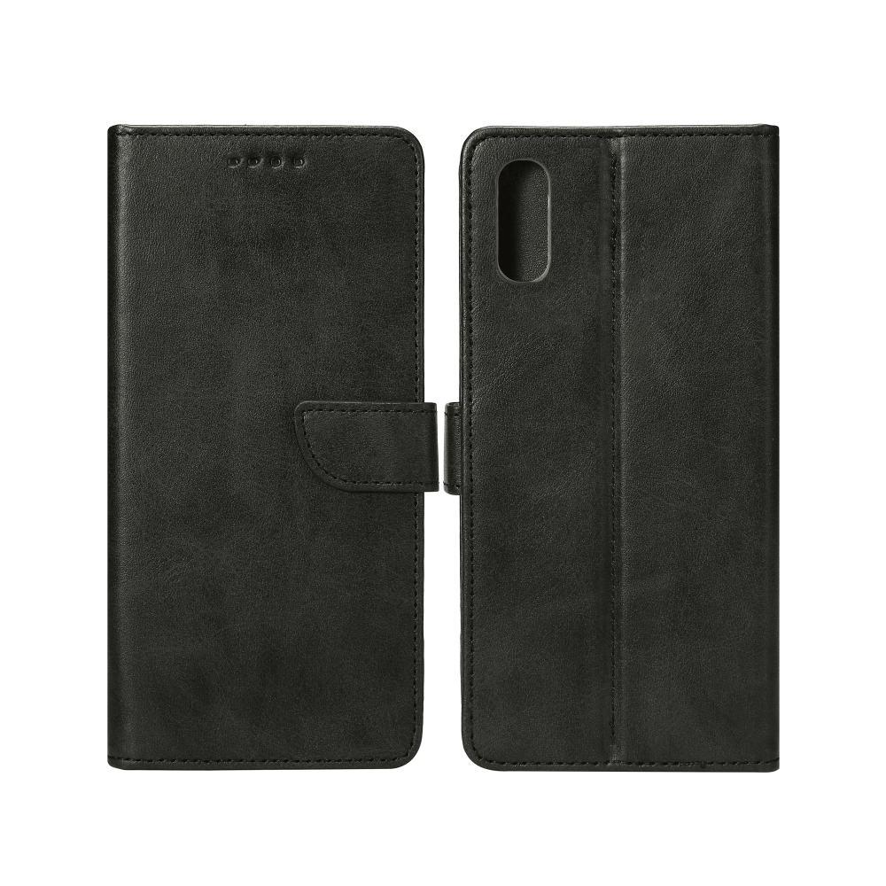 Rixus Bookcase For iPhone X, XS Black