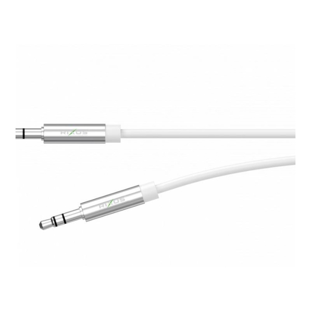 Rixus RX2025 AUX to AUX Audio Cable Male 3.5mm 120CM White