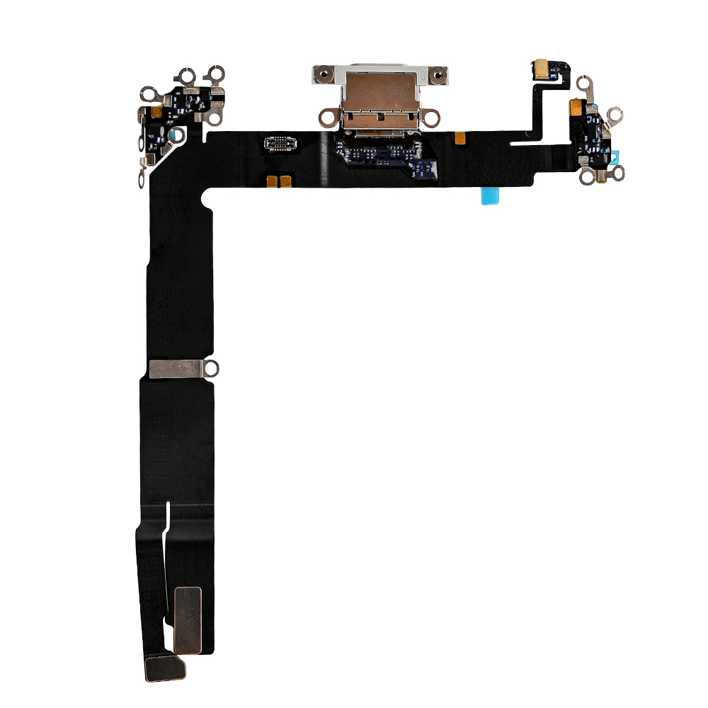 For iPhone 16 Plus System Charging Board White